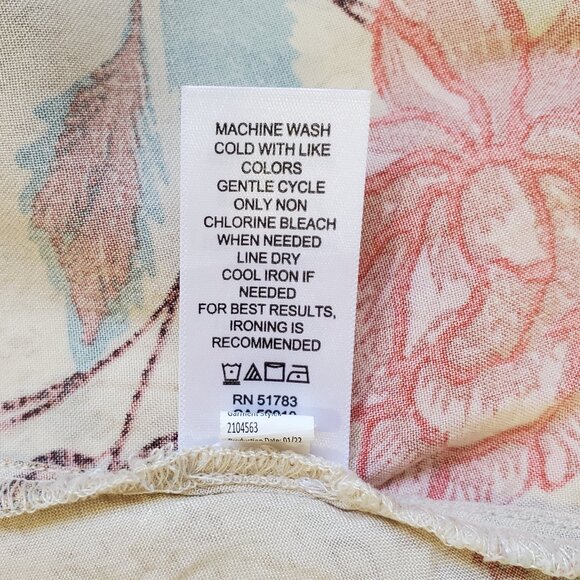 Maurices Smocked Floral Cold Shoulder Babydoll Mini Dress XL - Picture 8 of 8